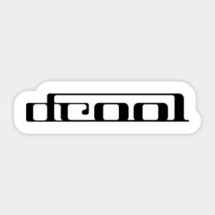 Drool Sticker